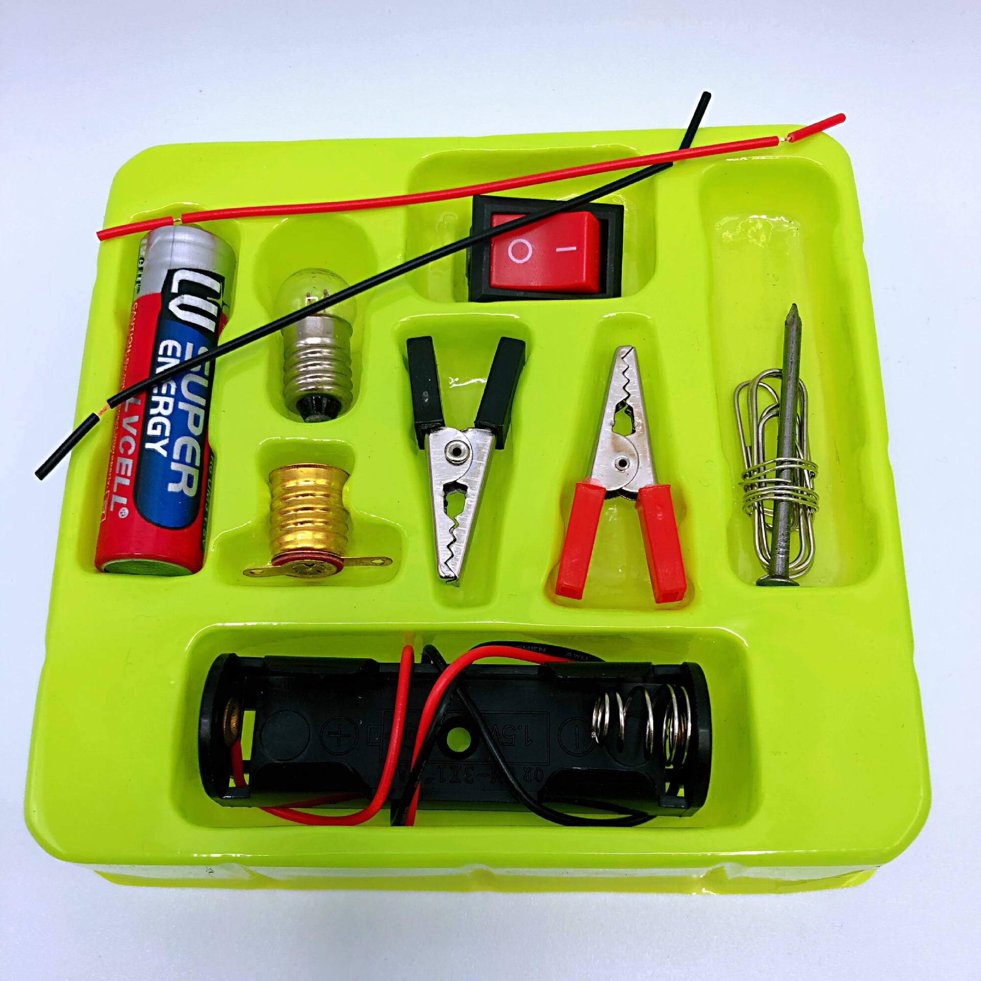 Korean style light bulb experiment simple circuit DIY creative science elementary school student experiment teaching circuit experiment suit