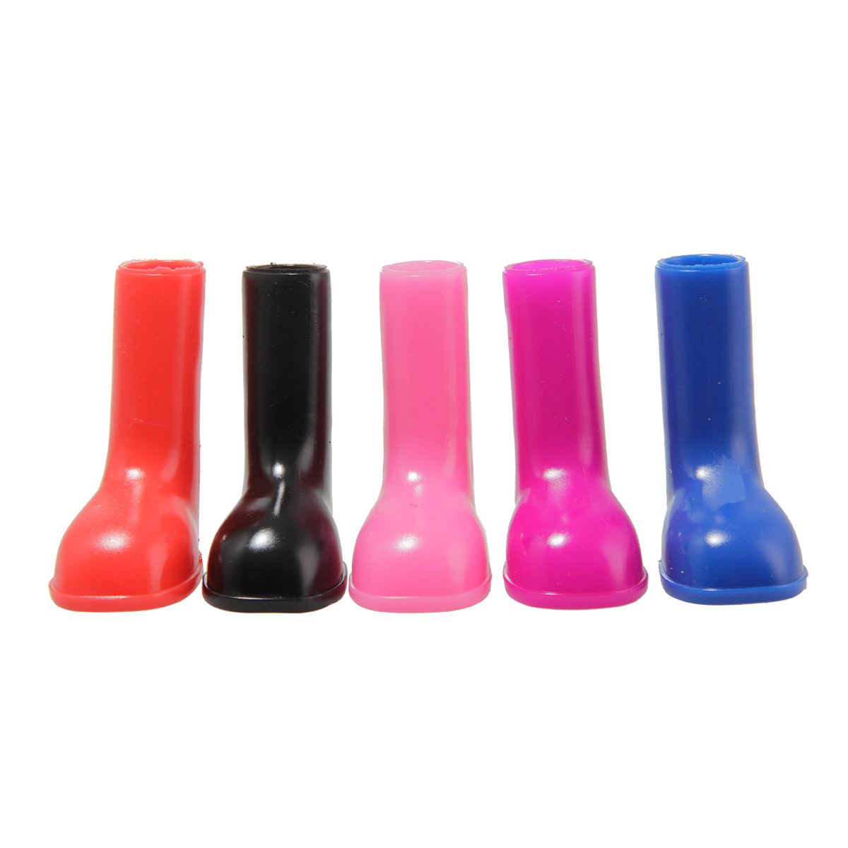 Pet rain shoes and boots waterproof performance is good and elastic can be large or small three specifications large bubble rain shoes