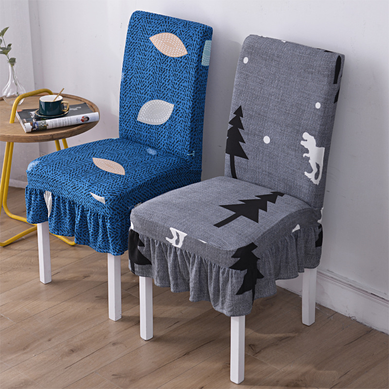 Household One-piece Chair Cushion Set Elastic Universal Dining Chair Cover Seat Cover Dining Table Chair Cover Stool Cover Cover