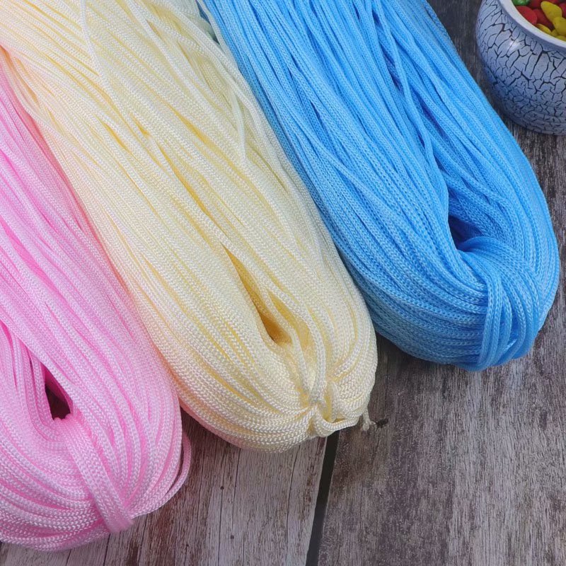 New Light Body Thick Ice Silk Braided Material Hook Hat Gook Bag Ribbon Line Upgrade Ice Silk Line Braided Hat Line