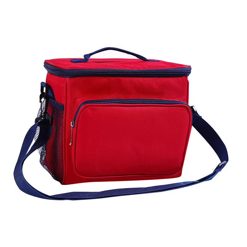 New Modern Simple Shoulder Oxford Cloth Portable Outdoor Insulated picnic Bag Lunch Box Bag Cold Ice Bag