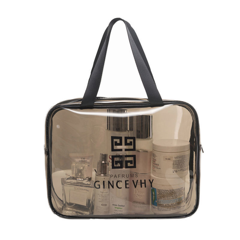Transparent cosmetic bag large capacity wash bag PVC waterproof portable storage bag travel storage bag cosmetic bag wholesale
