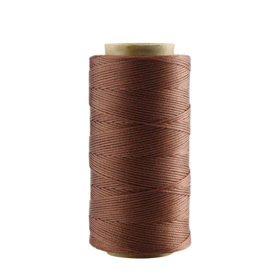1mm flat wax thread polyester thread sintered 150D flat hand sewing wax thread handmade DIY leather thread