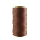 1mm flat wax thread polyester thread sintered 150D flat hand sewing wax thread handmade DIY leather thread