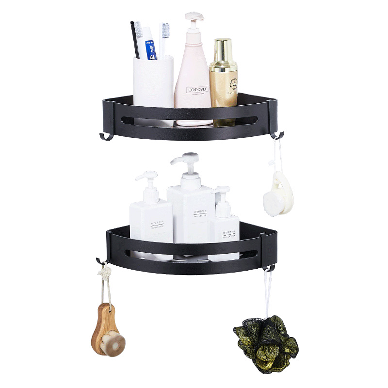 Cross-border dedicated space aluminum bathroom bathroom bathroom triangle storage rack corner storage rack wall hanging