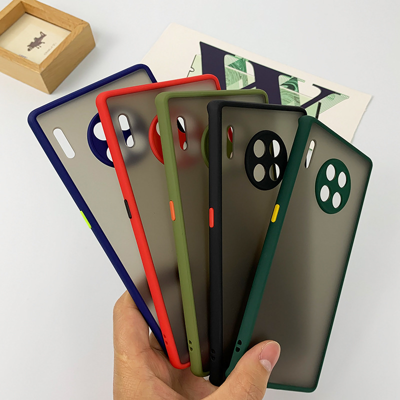 For Huawei Pura70pro Phone Case Contrast Color P60 Skin Sense Phantom Eye Protection Mate60 Protective Case