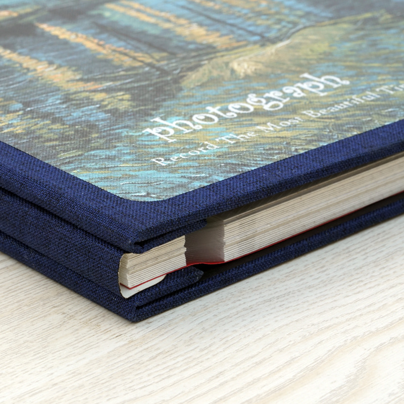 Retro Creative diy Handmade Album Couple Artistic Self-adhesive Film-coated Album Gift Nostalgic Album