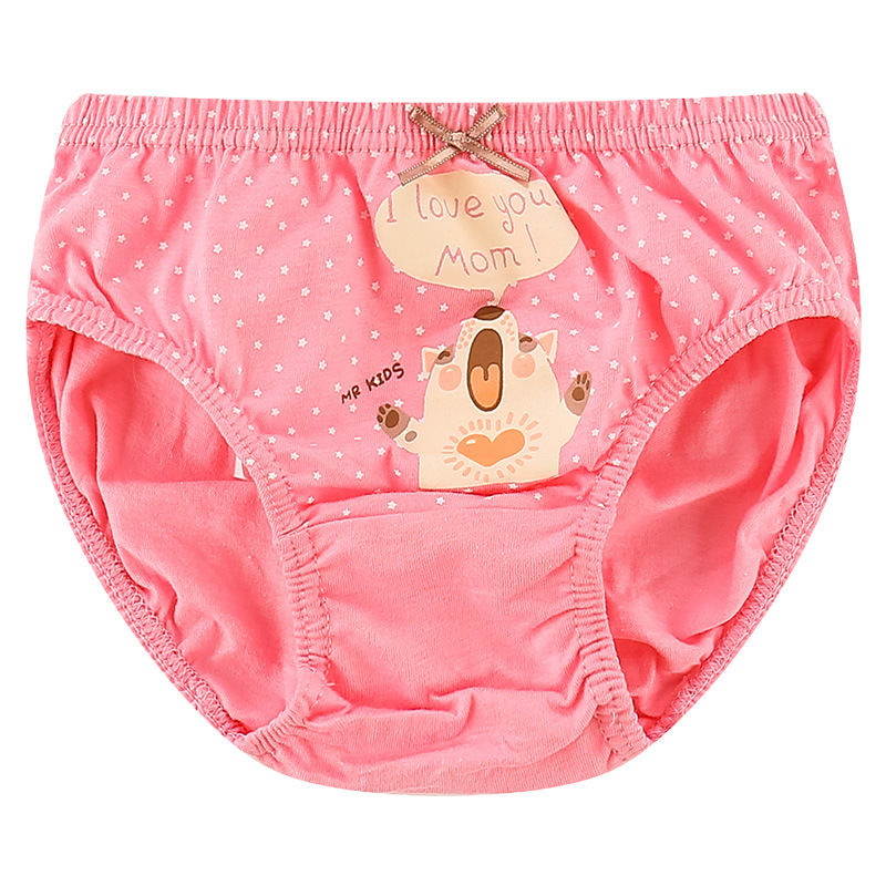 Single Special Price Cotton Children's Underwear Boxed Cartoon Briefs Baby Shorts Girls' Underwear Large Children's Trousers