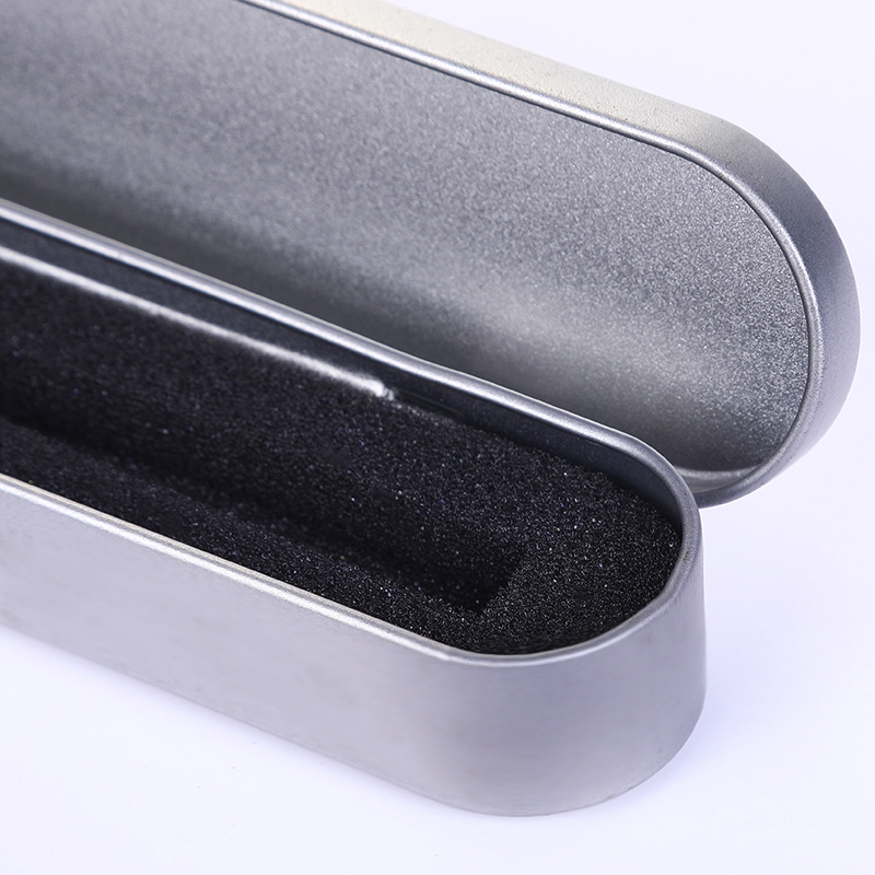 Spot Rectangular Tinplate Pen Case Sign Pen Box Acne Seaweed Tweezers Pencil Case Engraving logo