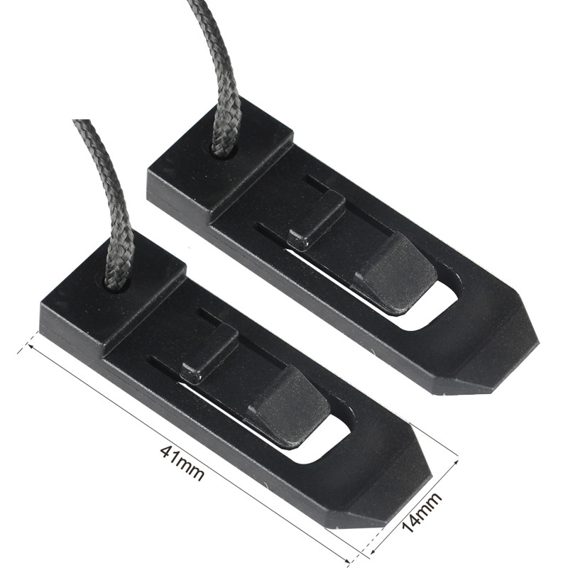 Water distribution piece latch spring buckle fixed tail rudder rubber boat paddle board base accessories surfboard fish fin buckle
