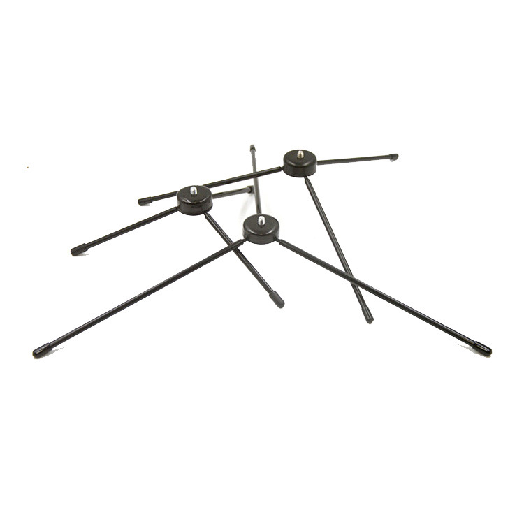Metal tripod mobile phone photography desktop mini tripod fill light 1/4 iron tripod bracket