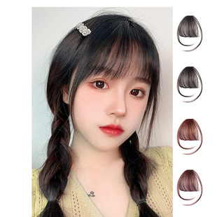 Mini wig bangs air sideburns lengthened bangs fake bangs Women's Light Invisible wig factory spot