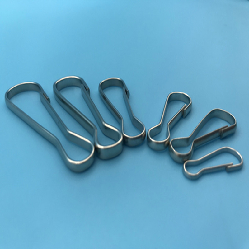 304 Stainless Steel Vermilion Buckle Pig Buckle Spring Buckle Chain Hanging Key Chain Fishware Buckle Vermilion Waist Buckle