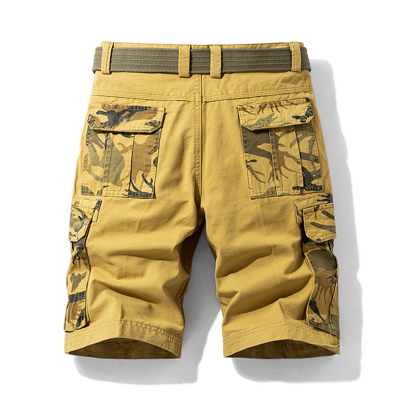 New 2020 Summer Men's Casual Pants Solid Color Non-ironing Pants Men's Cargo Pants Fashion Men's Shorts