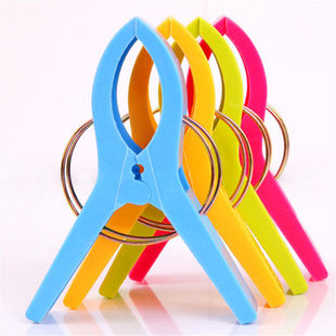 Home strong clothes clip quilt clip 4 plastic bed sheets drying clip multi-functional clothes clip factory