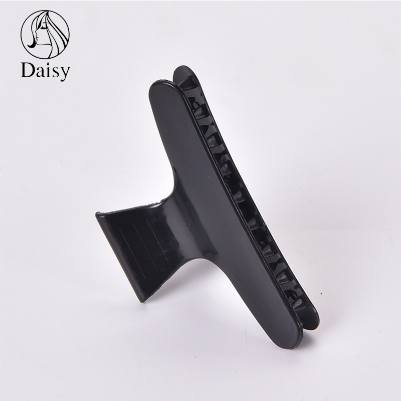 Small Butterfly Clip Black and White Barber Shop Hair Positioning Hair Plastic Hair Clip Hair Clip 8cm Pony Tail Clip