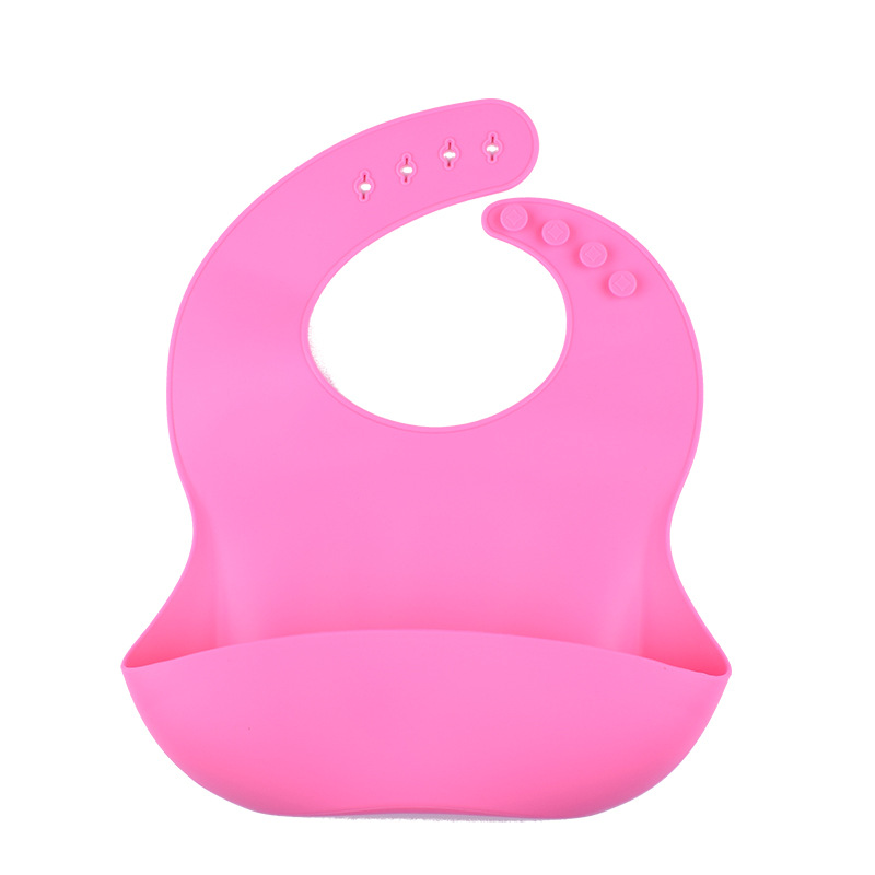 Silicone Baby Dining Bib Easy to Clean Baby Bib Slippery Towel Waterproof Leak Proof Children Silicone Slippery Bag