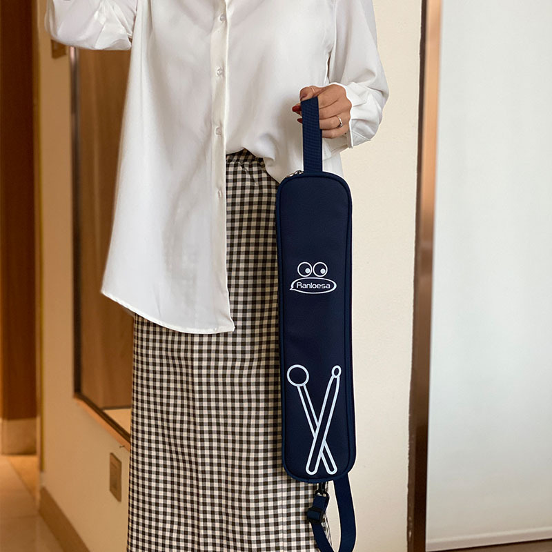 Wholesale drum stick bag set drum stick special bag put 4 pairs of drum stick single shoulder portable drum stick set LOGO