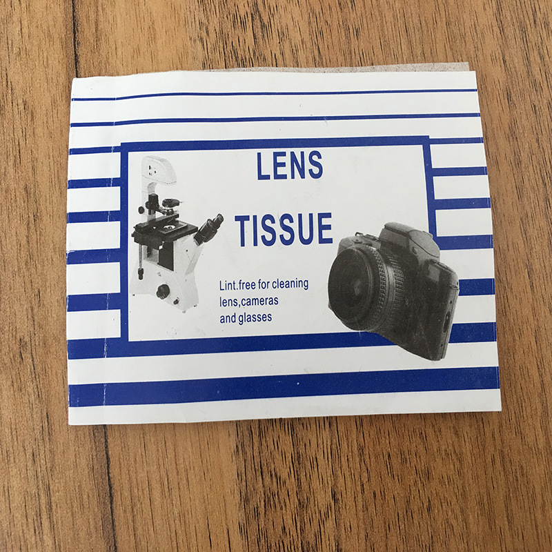 Large lens paper lens camera screen cleaning paper 15 * 10CM 50PCs