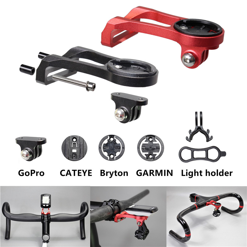 Mountain bike code meter seat road bike base bicycle extension bracket code meter holder lamp holder riding equipment accessories