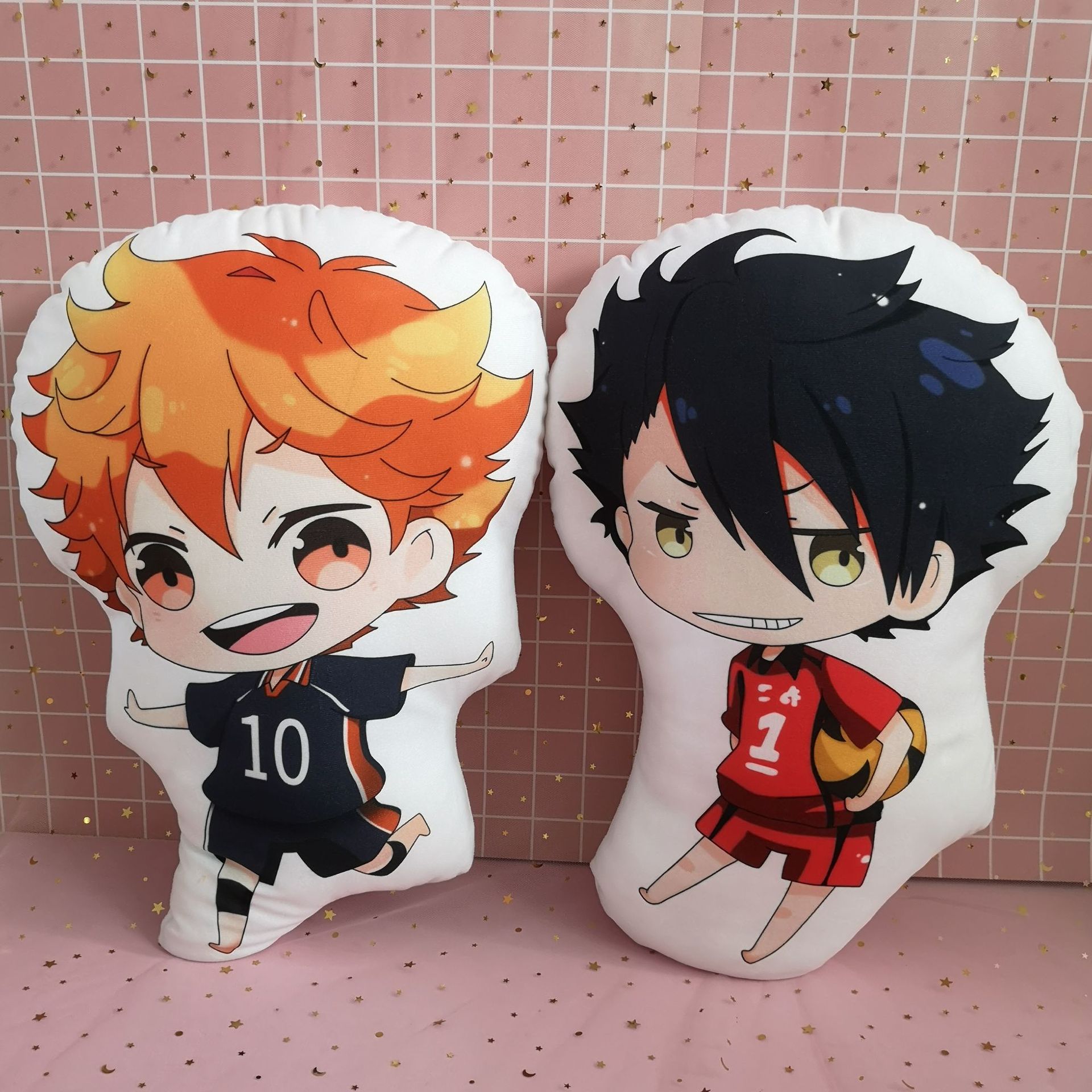 Japanese anime volleyball boy plush pillow and Kawa Tetsu Kageyama Tobio toy pendant nap pillow customized with pictures