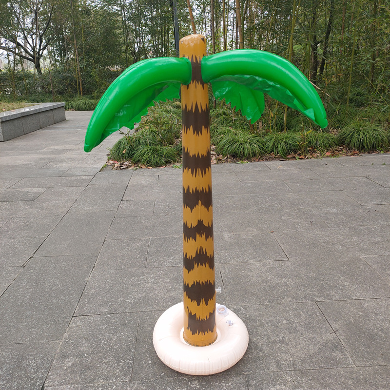 Cross-border wholesale pvc inflatable coconut tree Flamingo Beach ball banana toy gift advertising props