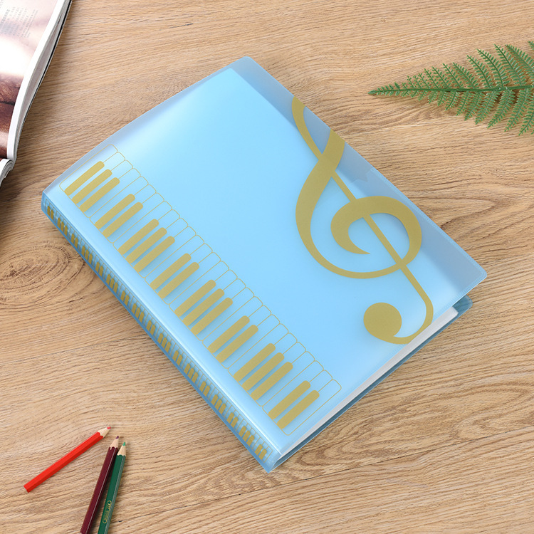 Guitar Music folder 40 pages insert folder A4 data book Music folder staff folder piano music folder