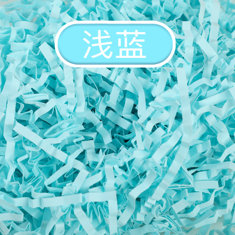 200g Ruffy Straw Paper Silk Packaging Gift Box Filler Shredded Paper Silk Wedding Decoration Accompanying Gift