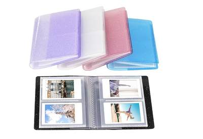 Spot mini11 sparkling jelly photo album business card holder multi-functional large capacity storage holder card holder 3 inches