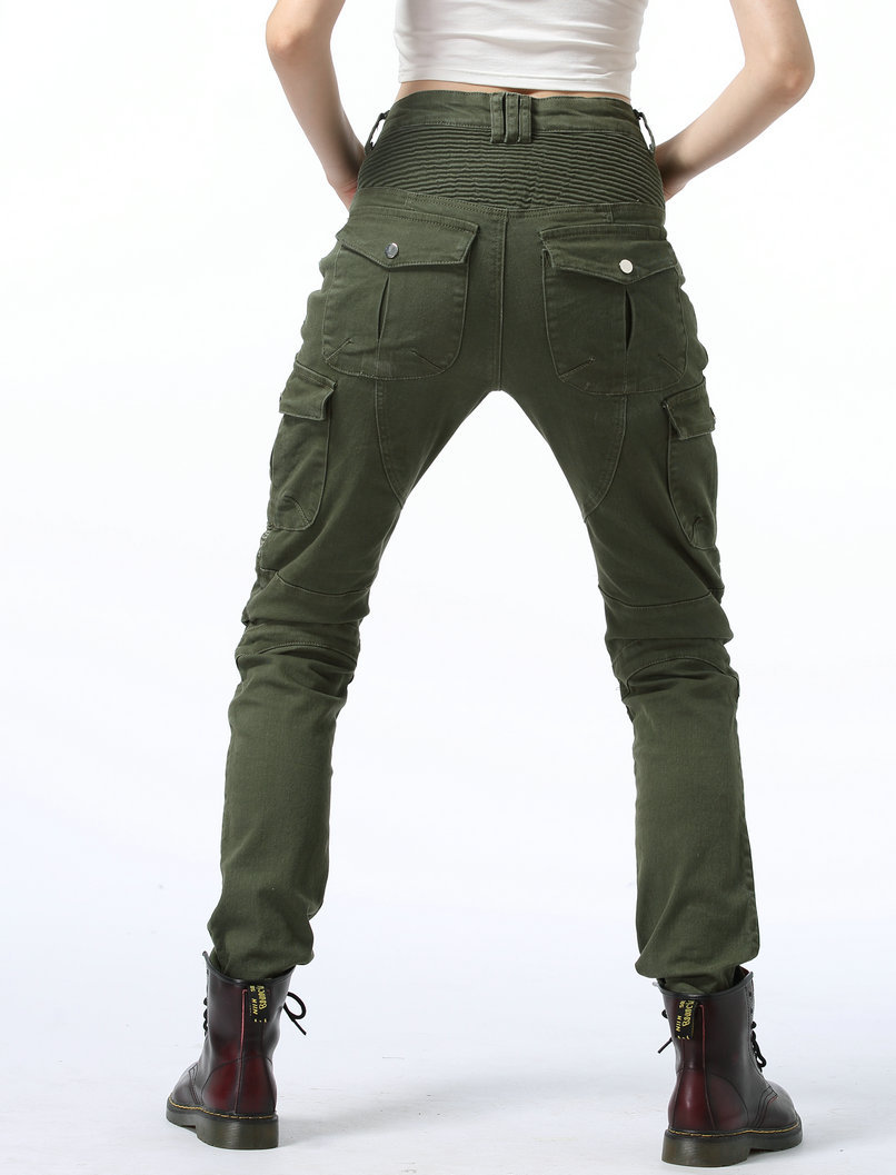 Factory direct female knight multi-bag overalls motorcycle pants motorcycle jeans motorcycle racing pants