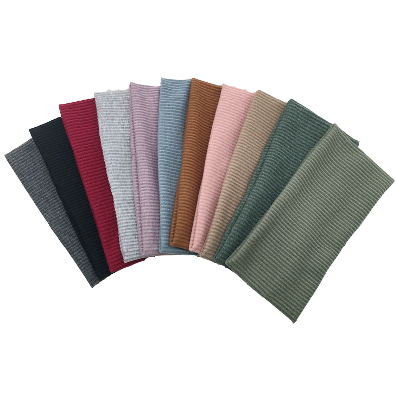 2023 New Women's Solid Color Knitted Hair Band Hair Band Korean Sports Casual Headband Cross-border Hot Selling Hair Accessories