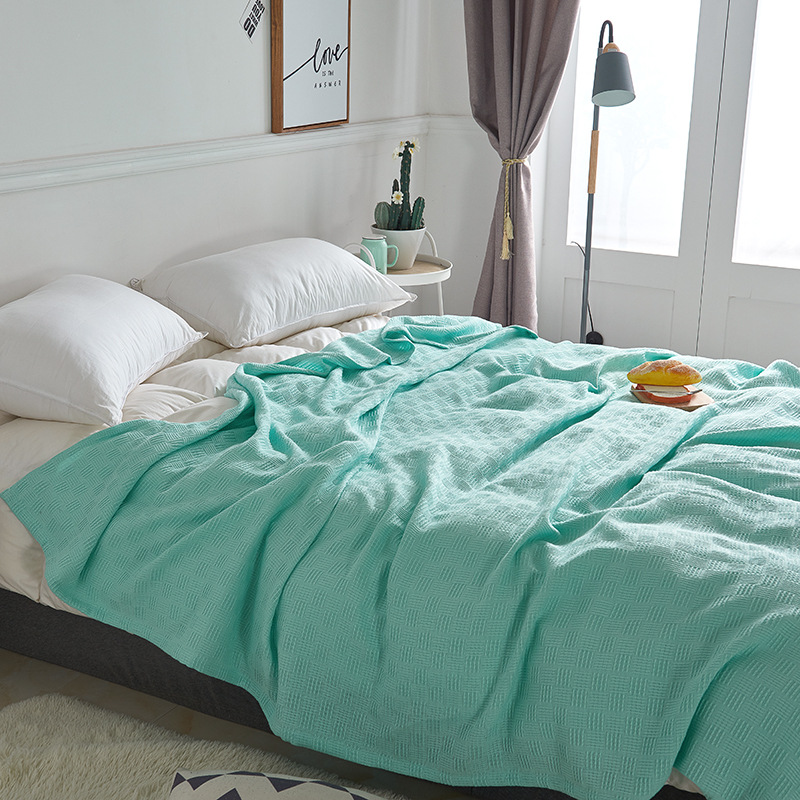 Japanese-style thread blanket towel quilt cotton gauze blanket summer single double nap blanket air-conditioning small quilt wholesale