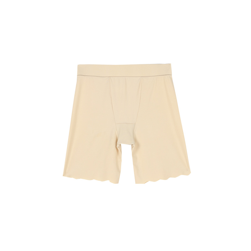 New High Waist Anti-Dusk Safety Pants Women's Plus Size Ice Silk Seamless Three-Point Bottoming Shorts Summer Boxer Briefs