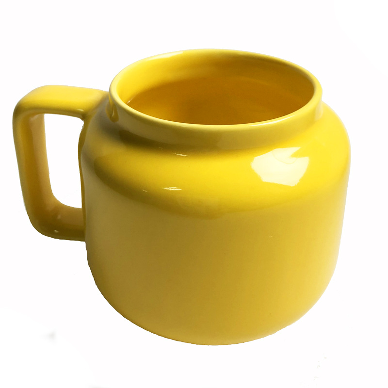 Building block figurine cup expression cup cartoon figurine cup beverage cup ceramic male and female smiley cup beauty cup gift