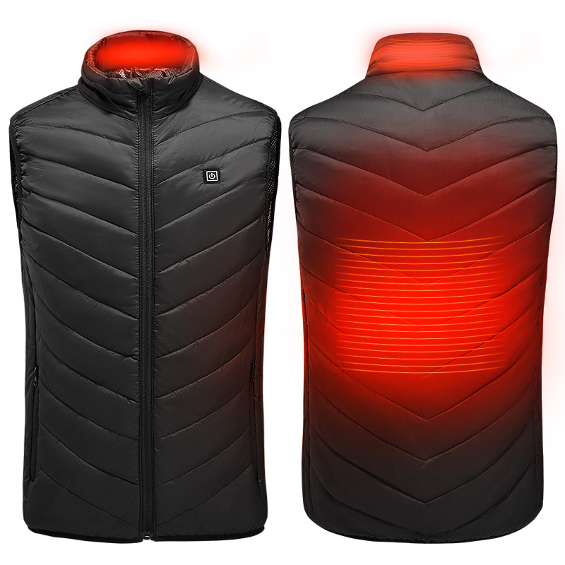 Cross-border Heating Vest Zone 9 Intelligent Heating Vest Electric Heating Clothing for Men and Women Constant Temperature Full Body Heating Vest