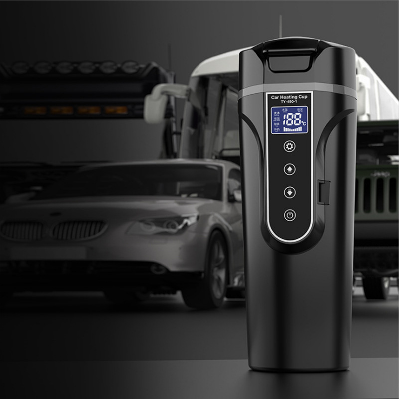 Smart car heating Cup electric heating water Cup car heating water Cup car water heater thermos cup 12V24V Universal