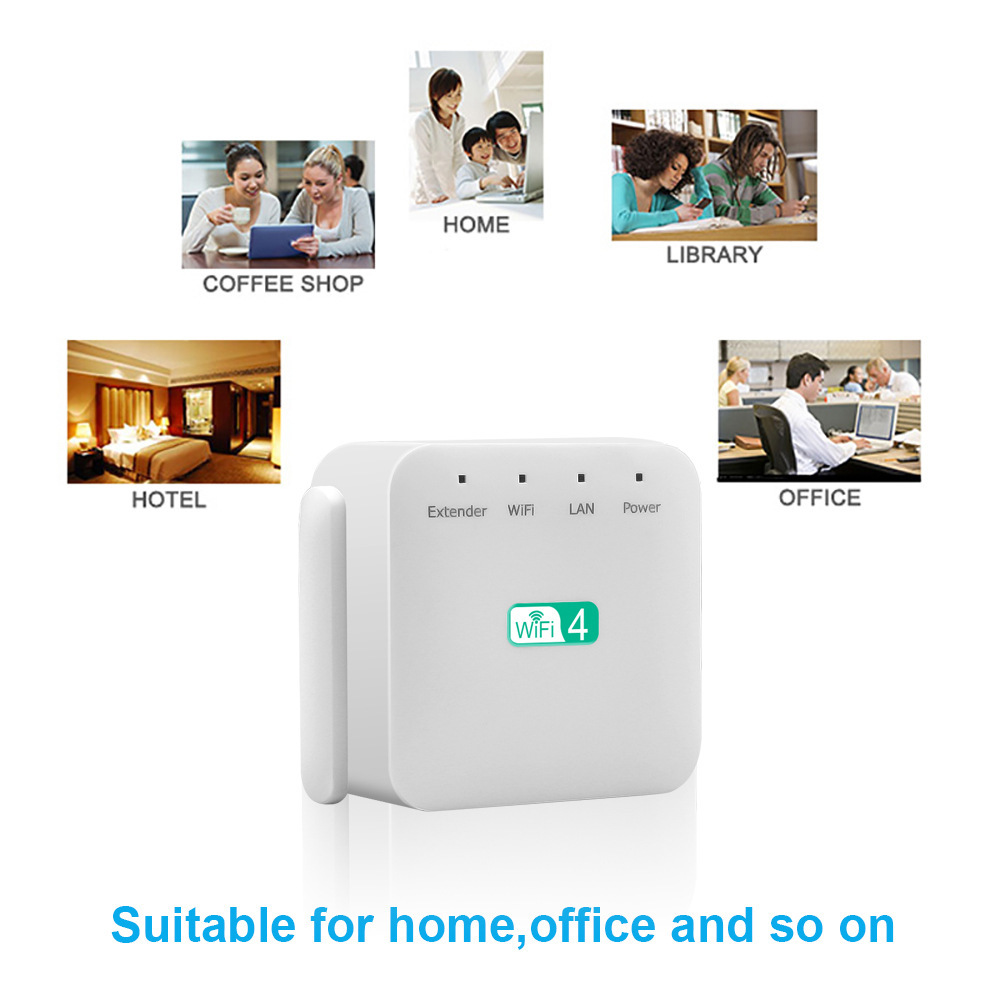 300m dual antenna classic repeater wireless high speed wifi network router signal enhancement amplification extender