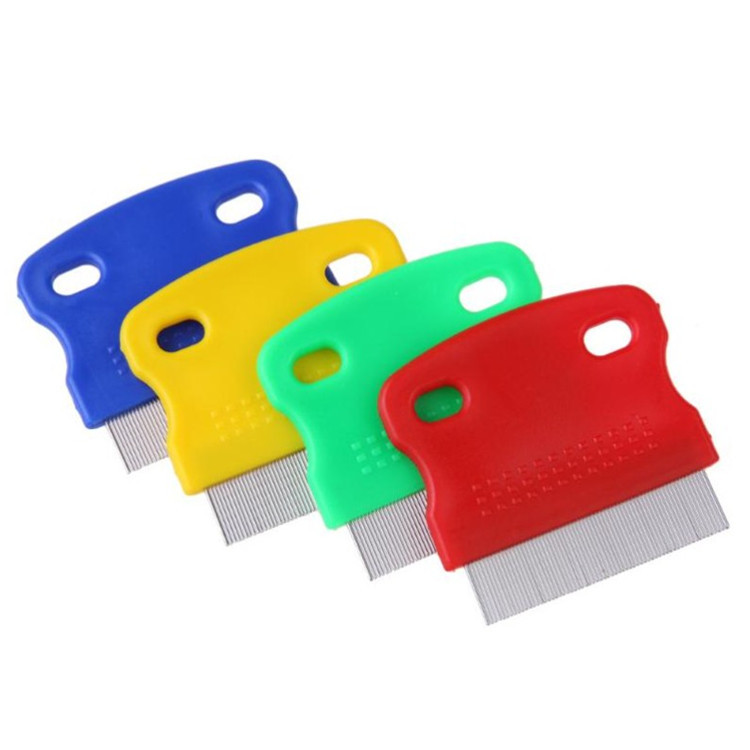 Factory Direct Pet tooth comb mini stainless steel flea removal pet tooth comb cat dog flea removal comb