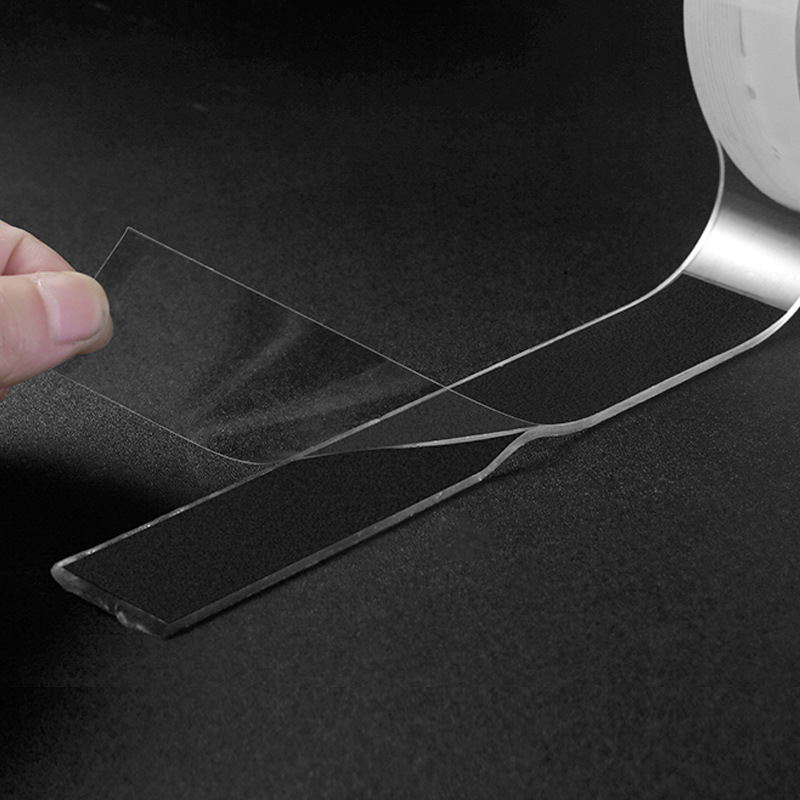 Net red with nano seamless tape Transparent Double-sided film washable