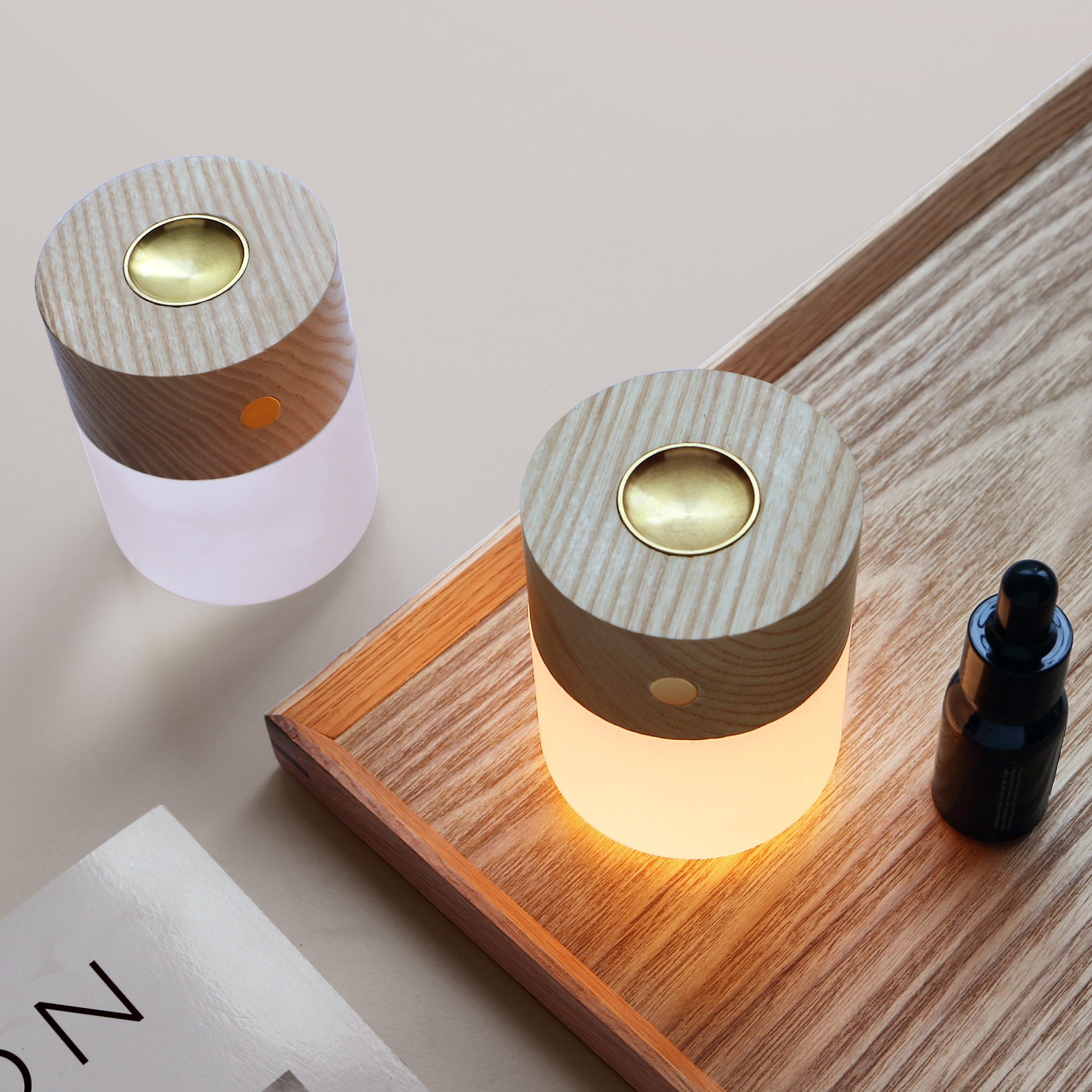New Creative Aroma Lamp Creative usb Bedroom Atmosphere Bedside Lamp Ornaments Mini Functional Gift Lamp