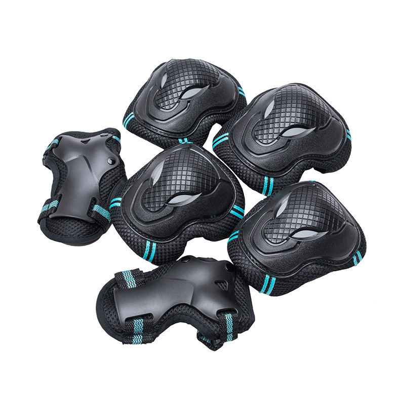 Adult and children roller skating protective gear, skateboard riding, skates, skating sports protective gear, knee pads, elbow pads, wrist pads set