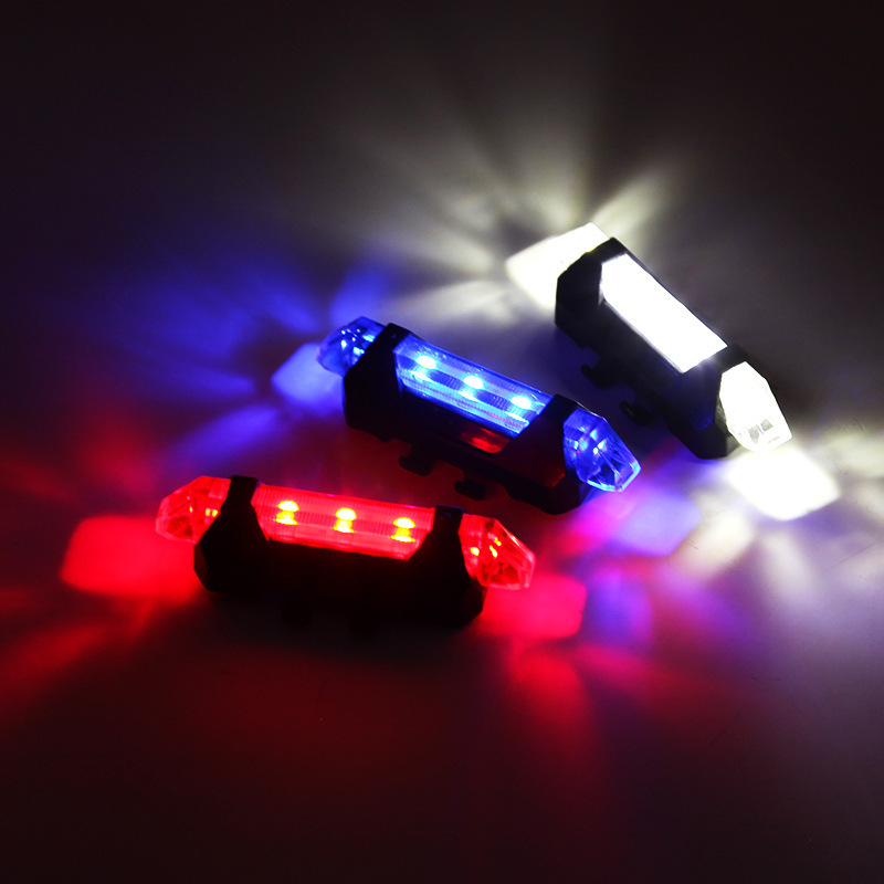 usb rechargeable bicycle warning tail light bicycle rechargeable tail light outdoor riding LED bright bicycle light
