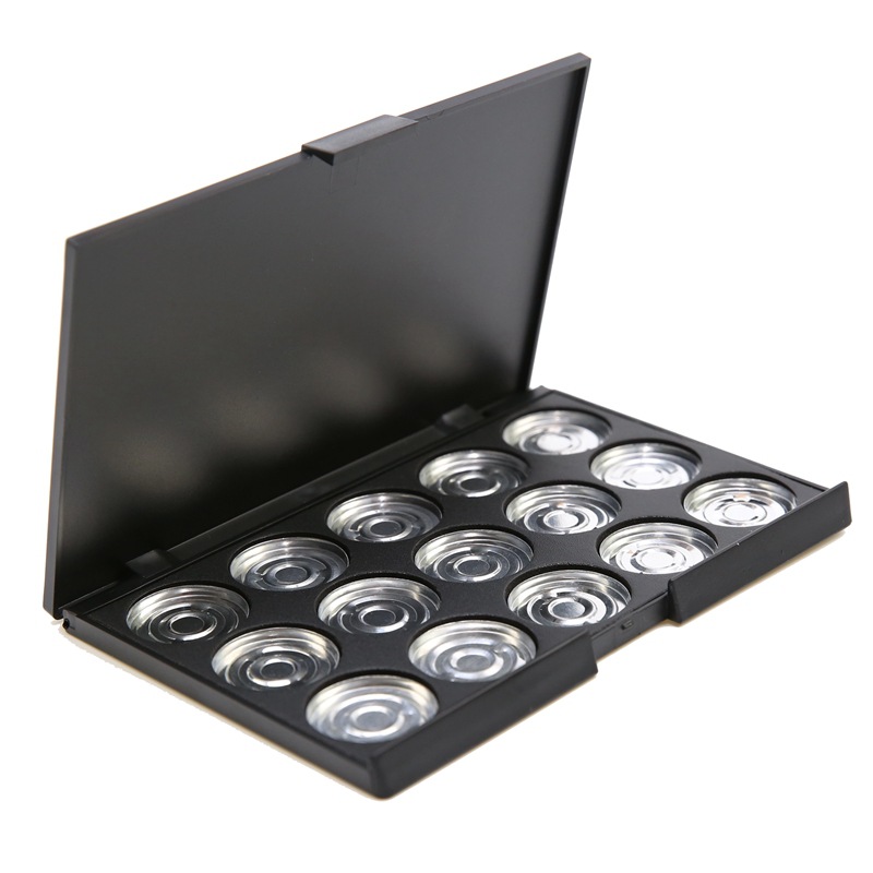 15 color makeup box eye shadow plate DIY beauty makeup box aluminum plate empty box Concealer Foundation lipstick travel portable cross-border