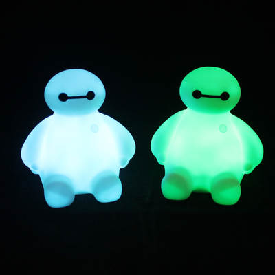 Luminous cartoon color changing night light white LED night light custom logo bedside lamp creative toy lamp gift