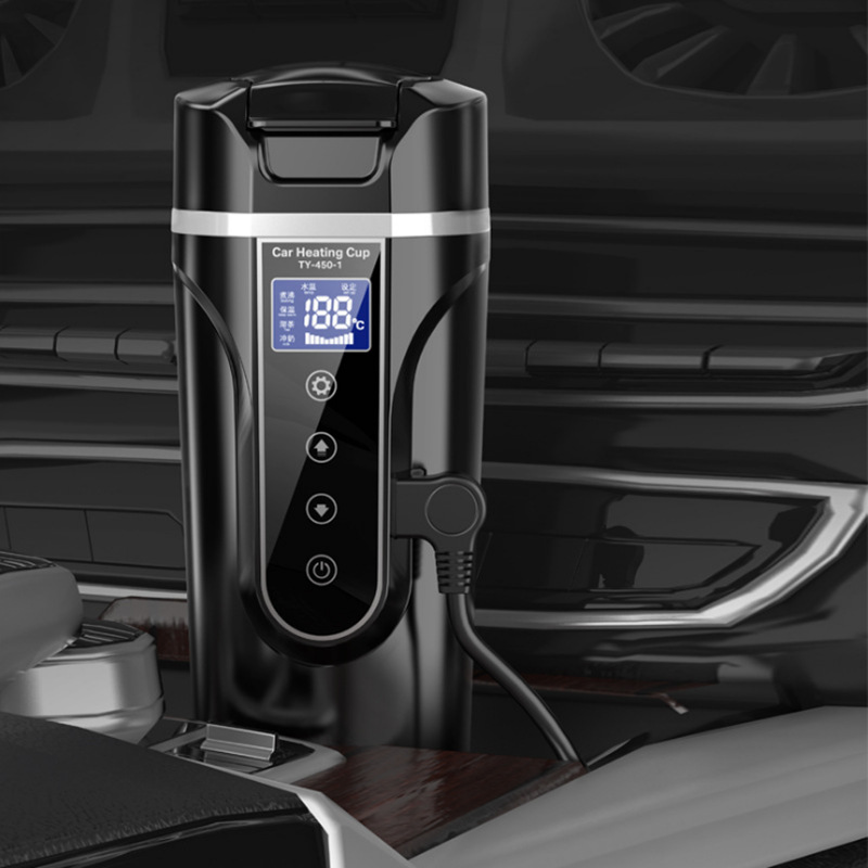 Smart car heating Cup electric heating water Cup car heating water Cup car water heater thermos cup 12V24V Universal