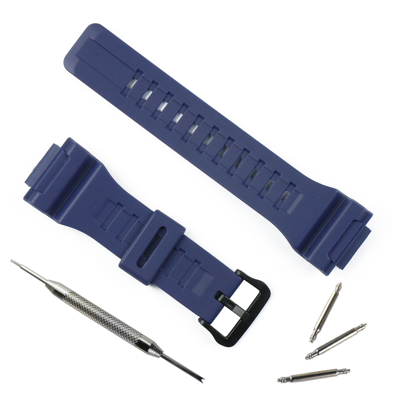 Resin strap pin buckle for CASI0 cassifight AQS810 AEQ-110W rubber strap men's and women's accessories