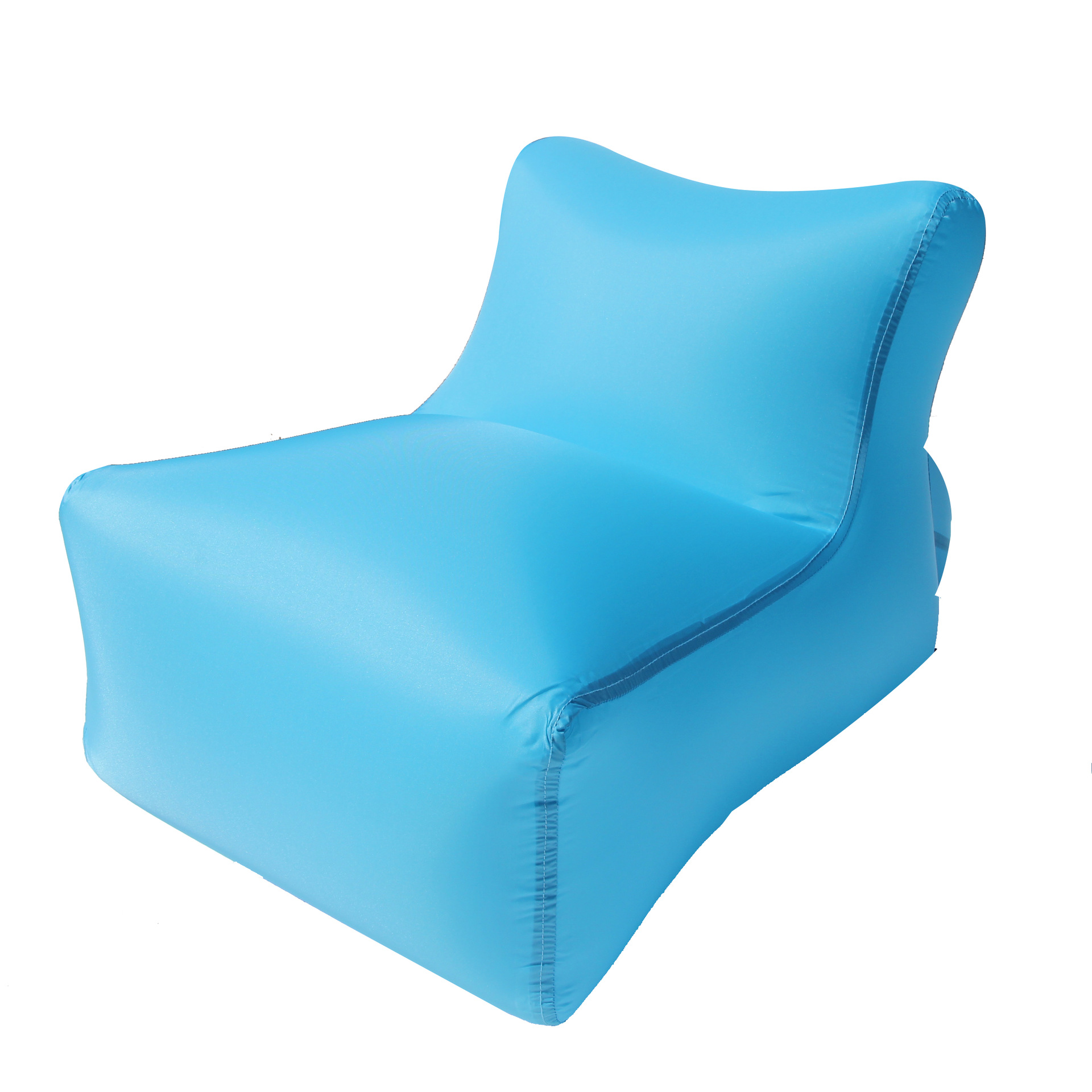 Spot Portable Travel Inflatable Sofa Storage Folding Seat Fast Inflatable Outdoor Air Sofa Airless Pump