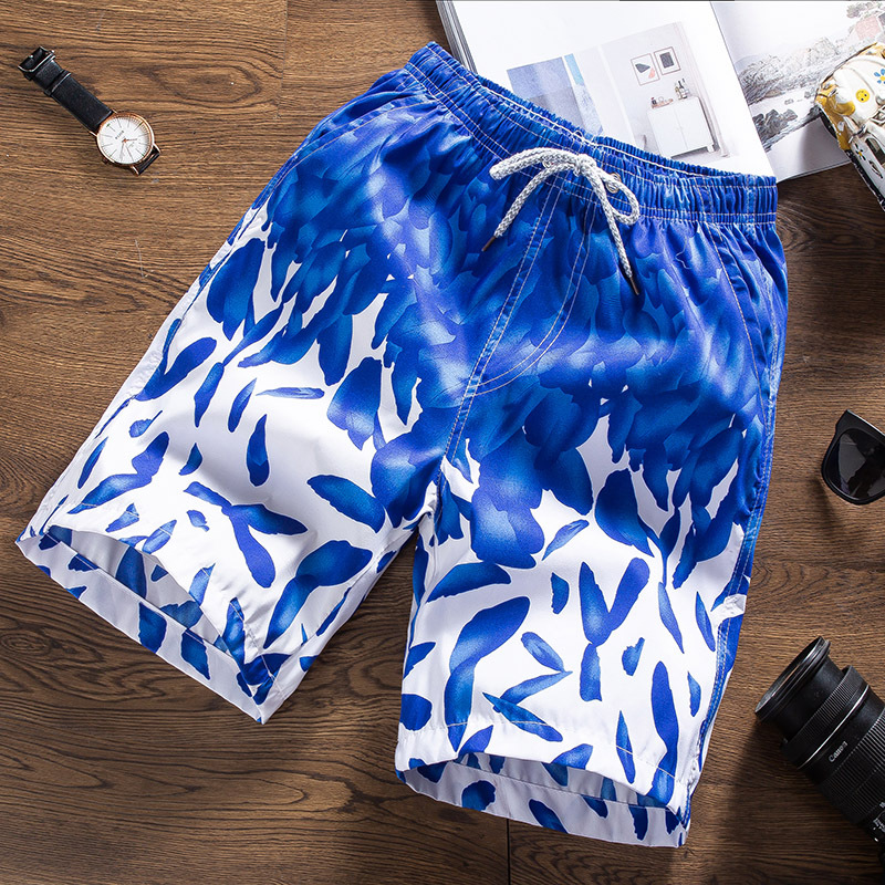 Summer New Cross-border Quick-dry Beach Pants Men's Loose Casual Large Size Five-point Pants Couple Shorts Large Pants Men