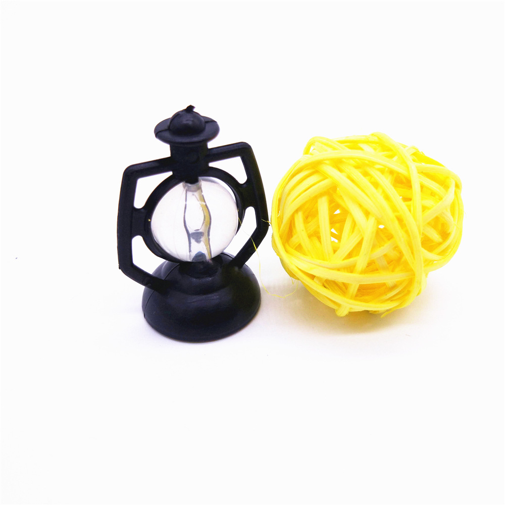 Factory wholesale Christmas decorations simulation small oil lamp doll house retro oil lamp Christmas gift ornaments