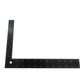 Steel Black Iron Angle Ruler Office Supplies Measurement Drawing Turn Ruler Metric English Metal Scale